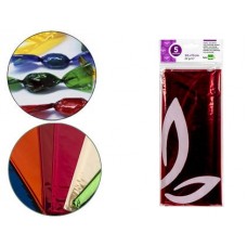 PAPEL CELOFANE VERMELHO 5 FOLHAS